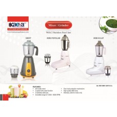 OkaeYa Mixer Grinder with 2 stainless steel